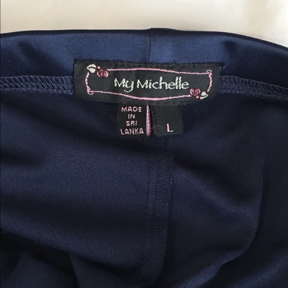 💙 Navy Blue Silky Halter Neck Cocktail Dress 💙 - Picture 4 of 4